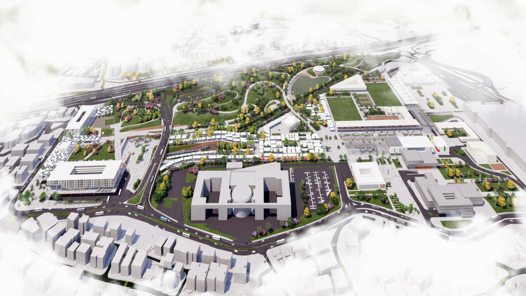 Bakirkoy Incirli Transportation Hub & Marketplace Urban Design / Invited Competition