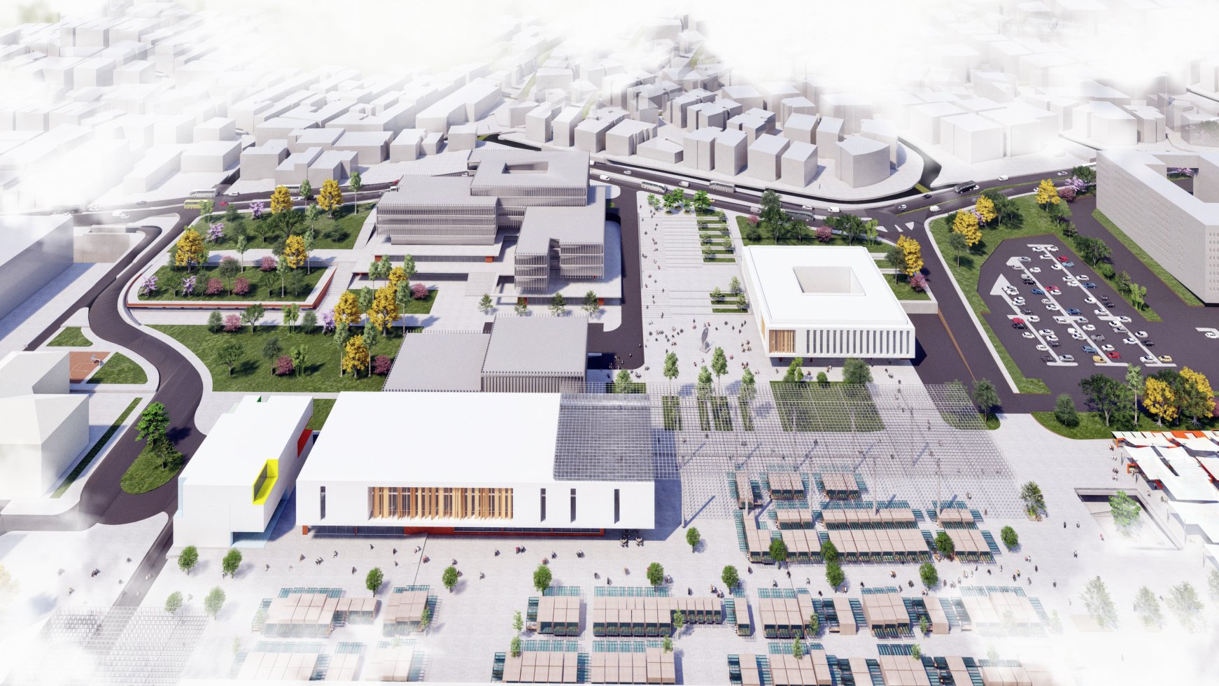 Bakirkoy Incirli Transportation Hub & Marketplace Urban Design / Invited Competition